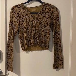 Animal print long sleeve